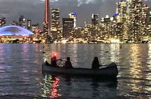 Night View of Toronto Skyline from my Canoe