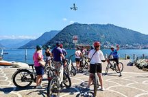 E-Bike tour Lake Como view and Swiss vineyards