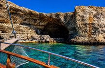 Comino Blue Lagoon, Gozo & Sea Caves Cruise with Swimming Stops
