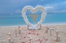 Luxury Sunset Beach Proposal in Nassau Bahamas