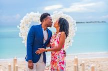Luxury Sunset Beach Proposal in Nassau Bahamas