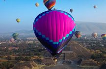 Balloon Flight + Breakfast in a cave + Pick up CDMX + Pyramids