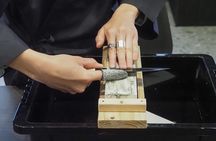 Make Your Own Knife in Osaka (Sharpening and Engraving)