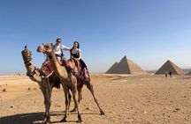 Giza Pyramids and Sphinx Private Tour with Camel Ride