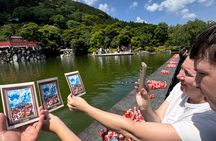 Osaka E Bike Tour: Nature, Katsuoji Temple & Japanese Cheesecake