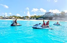 Randonnée Jet Ski 90min dans les eaux turquoises de Saint Martin