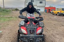 Ride in four-wheelers/paintball mountains of Rosarito & tacos