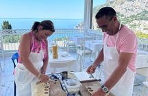 Capri Small Group Pasta Making Class, Wine and Sea View