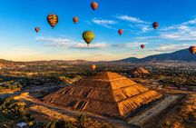Balloon Teotihuacan Flight | CDMX Transportation and Breakfast in Cueva