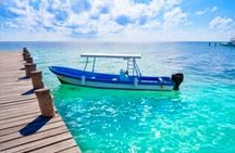Tour Privado en Barco en Puerto Morelos con Almuerzo Incluido