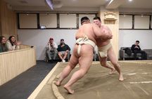 Shibuya Sumo Show with Drink and Photo in Tokyo