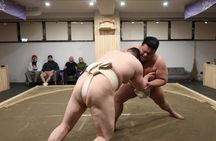 Shibuya Sumo Show with Drink and Photo in Tokyo