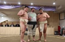 Shibuya Sumo Show with Drink and Photo in Tokyo