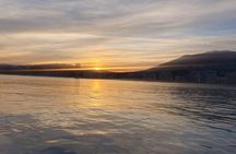 Sunset on Luxury Yacht Includes a Drink