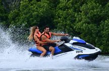 Wave Runner guided rentals at Puerto Maya Cancún