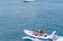 Cagliari Boat tour dinghy stops ,snorkeling ,aperitif included