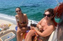 Cagliari Boat tour dinghy stops ,snorkeling ,aperitif included
