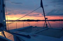 Hamilton Rising Son Catamaran Sunset Sail