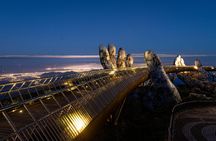 Ba Na Hills Golden Bridge Sunset and Night with Buffet Dinner