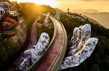 Ba Na Hills Golden Bridge Sunset and Night with Buffet Dinner