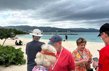 Harmony Beach & Park at Day and Luminous Blue Lagoon at Night
