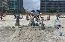 Sand Castle Building Lesson in North Myrtle Beach