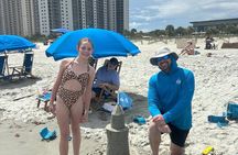 Sand Castle Building Lesson in North Myrtle Beach