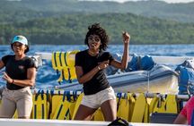 Bamboo Rafting Party Catamaran Ricks Cafe with Transportation