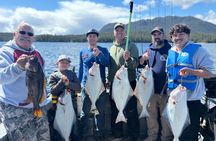 Ketchikan Private Halibut Fishing and Whale Watching Activity