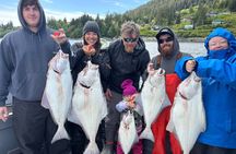 Ketchikan Private Halibut Fishing and Whale Watching Activity