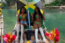 Montego Bay PRIVATE Bamboo Rafting with Limestone Massage