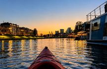 Vilnius Sunset Evening Kayak Tour in Verkiu Regional Park