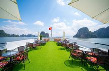 Halong Excursion Premium Cruise with Lunch, Kayak & Sunset Party