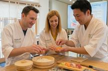 Asakusa Tokyo Sushi Making Class: Whisk Matcha & Unlimited Sake