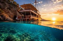 Alanya Relaxing Boat Tour with BBQ Lunch and Transfer