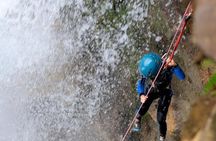 Essential Blue Falls Canyoning Adventure: 2 Rappels & Slides