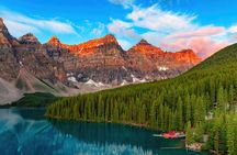 Shared Moraine Lake(1 Hr) & Lake Louise(1 Hr) Shuttle from Banff