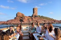 Esterel Calanques Boat Tour from Saint-Raphael 2.5 Hours