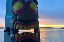 Sunset Dolphin Tiki Boat Cruise