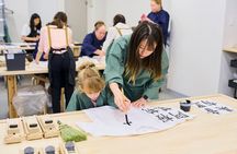 Tokyo: Shinjuku Calligraphy Workshop & Original T-Shirt Creation