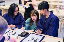Tokyo: Shinjuku Calligraphy Workshop & Original T-Shirt Creation