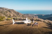 Malibu Mountain Top Helicopter Elopement with Wedding Ceremony