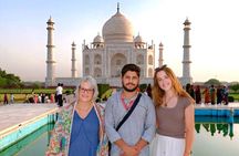 Same Day Private Tour: Taj Mahal, Agra Fort & Mathura Vrindavan