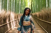 Arashiyama Bamboo Forest Kimono Photo Tour with Local Guide