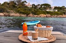 Antibes : Sailing boat trip with breakfast, snorkeling and paddle
