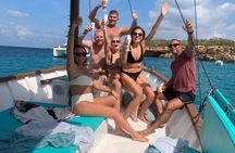 Ibiza Boat Tour with Snorkeling Drinks and Paddle Surfing