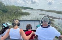Everglades 60min Airboat Adventure | Small-Group+Pickup+Guide
