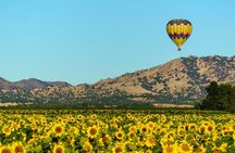 Hot Air Balloon Flight Over California's Yolo County