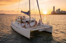 Cartagena Sunset Catamaran Cruise with Open Bar and Music