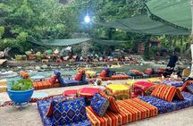 Sunset in Ourika Valley Traditional Berber Dinner Experience